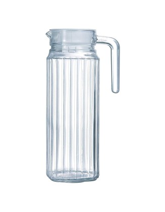 Transparent Fridge Water Jug with Lid 1.2L Capacity by Sterun