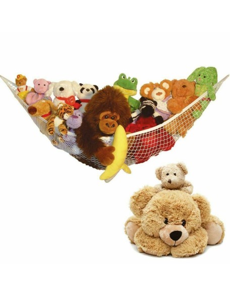 Teddy Hammock With Hooks Large Mesh Net Keep Baby Childs Bedroom Nurse