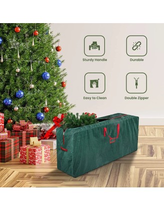 Waterproof Strong 2.4M Hight Christmas Tree Storage Bag With Double Zi