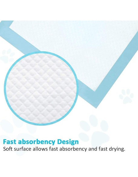 Heavy Duty Puppy Pads 60x60cm With Leak Proof & Odour Control Anti Sli