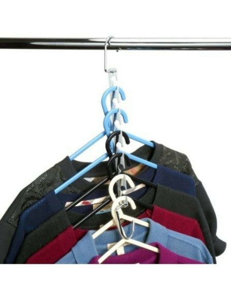 Space Saving Metal For Closet, Magic Hangers Clothes Wardrobe Clothing