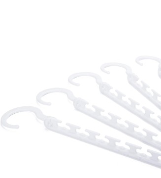 Space Saving Plastic Magic Hangers 10 Pack White